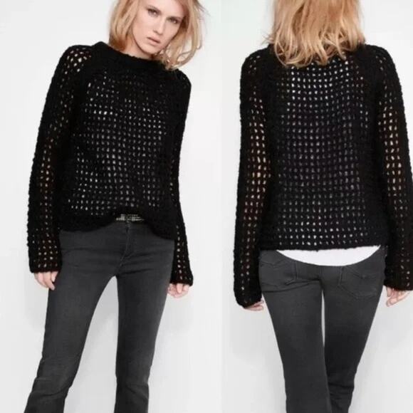 Zadig & Voltaire Sweaters - Zadig & Voltaire Massimo Hook Sweater M